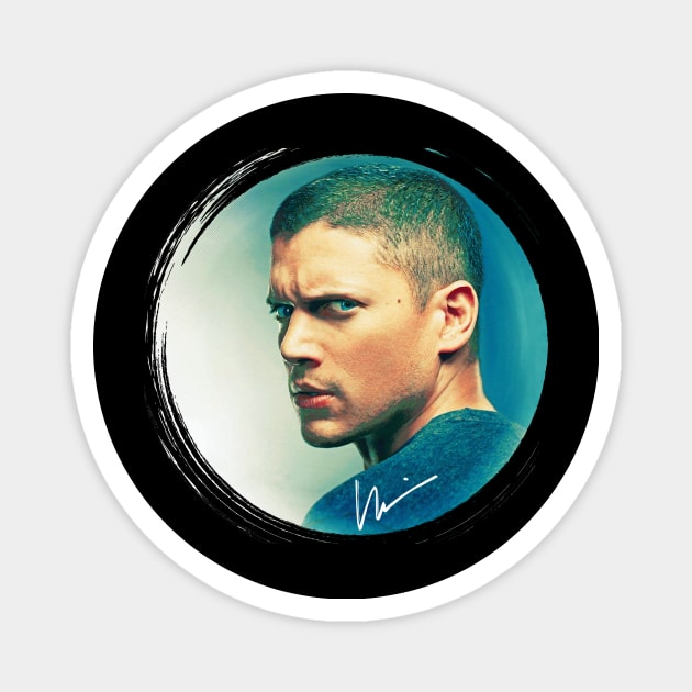 Michael Scofield signature Prison Break Magnet by tinastore